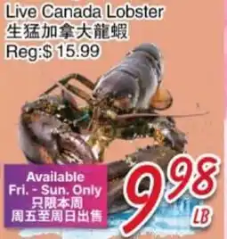 Foody Mart Live Canada Lobster offer