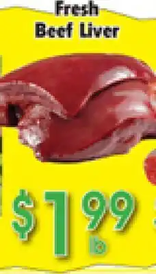 Danforth Food Market Fresh Beef Liver offer