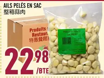 Marché Lian Tai AILS PELÉS EN SAC offer