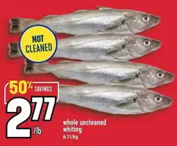 Marché Adonis Whole uncleaned whiting offer