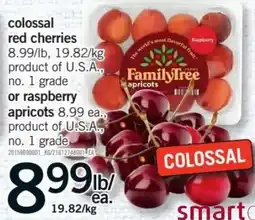 Fortinos Colossal red cherries offer