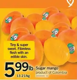 Fortinos Sugar mango offer