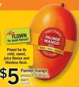 Fortinos Palmer mango offer