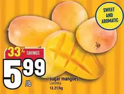 Marché Adonis Sugar mangoes offer
