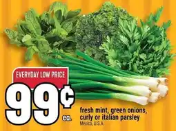 Marché Adonis Fresh mint, green onions, curly or italian parsley offer