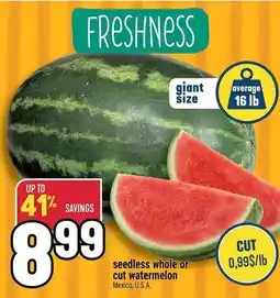 Marché Adonis Seedless whole or cut watermelon offer