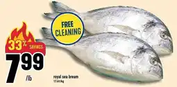 Marché Adonis Royal sea bream offer