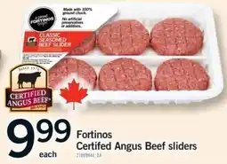 Fortinos Fortinos Certifed Angus Beef sliders offer