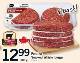 Fortinos Fortinos Smoked Whisky burger offer