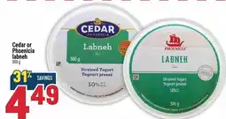 Marché Adonis Cedar or Phoenicia labneh offer