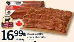 Fortinos Carolina BQ chuck short ribs offer