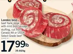 Fortinos London broil offer