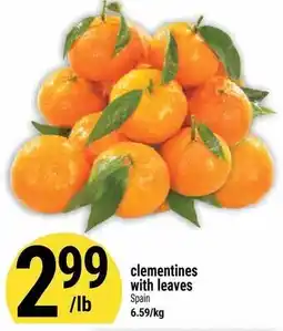 Marché Adonis Clementines with leaves offer