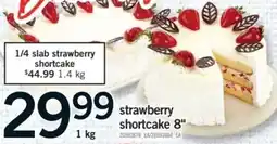 Fortinos Strawberry shortcake offer