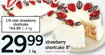 Fortinos Strawberry shortcake offer