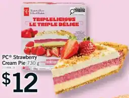 Fortinos PC Strawberry Cream Pie offer