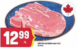 Marché Adonis Milk fed veal blade roast halal offer