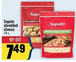 Marché Adonis Saputo shredded cheese offer