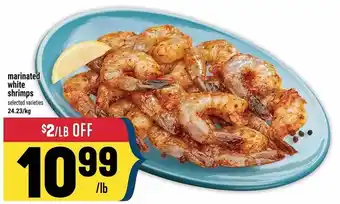 Marché Adonis Marinated white shrimps offer