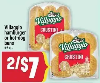 Marché Adonis Villaggio hamburger or hot-dog buns offer