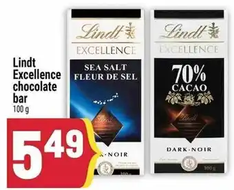 Marché Adonis Lindt Excellence chocolate bar offer