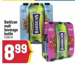 Marché Adonis Barbican malt beverage bottle offer