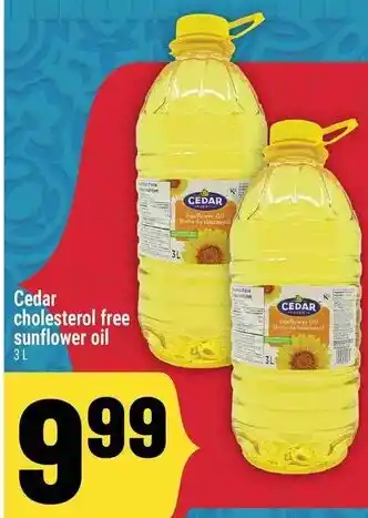 Marché Adonis Cedar cholesterol free sunflower oil offer