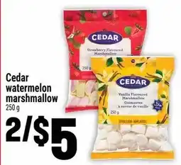 Marché Adonis Cedar watermelon marshmallow offer