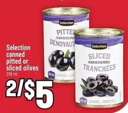 Marché Adonis Selection canned pitted or sliced olives offer