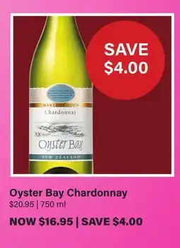 LCBO Oyster Bay Chardonnay offer