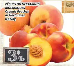 Supermarché PA PÊCHES OU NECTARINES BIOLOGIQUES | Organic Peaches or Nectarines offer