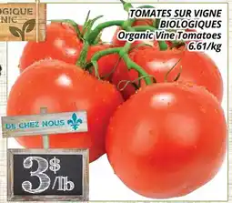 Supermarché PA TOMATES SUR VIGNE BIOLOGIQUES | Organic Vine Tomatoes offer
