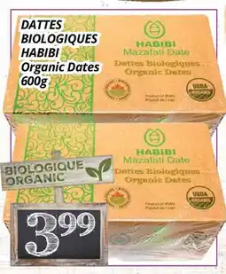 Supermarché PA DATTES BIOLOGIQUES HABIBI | Organic Dates offer