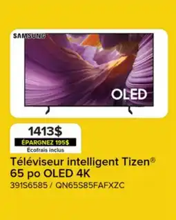 Leon's Samsung Téléviseur intelligent Tizen 65 po OLED 4K QN65S85FAEXZC offer