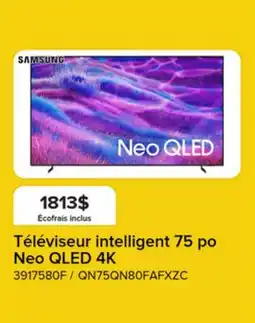 Leon's Samsung Téléviseur intelligent 75 po Neo QLED 4K QN75QN80FFXZC offer