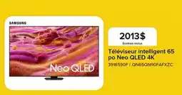 Leon's Samsung Téléviseur intelligent 65 po Neo QLED 4K QN65QN90FAFXZC offer