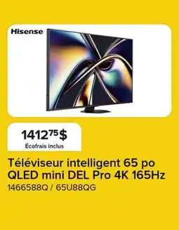 Leon's Hisense Téléviseur intelligent 65 po QLED mini DEL Pro 4K 165Hz 65U88QG offer