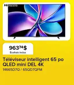Leon's Hisense Téléviseur intelligent 65 po QLED mini DEL 4K 65QD7QFM offer