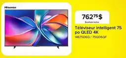 Leon's Hisense Téléviseur intelligent 75 po QLED 4K 75QD6QF offer