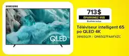 Leon's Samsung Téléviseur intelligent 65 po QLED 4K QN65Q7FAAFXZC offer