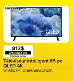 Leon's Samsung Téléviseur intelligent 65 po QLED 4K QN65Q8FAAFXZC offer