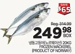 H-Mart FROZEN MACKEREL (PRODUCT OF NORWAY) offer
