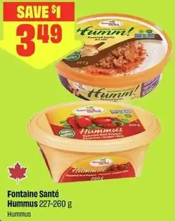FreshCo Fontaine Santé Hummus offer