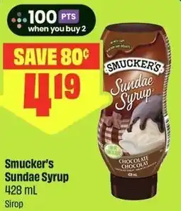 FreshCo Smucker's Sundae Syrup offer