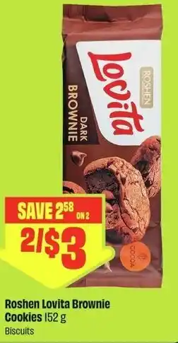 FreshCo Roshen Lovita Brownie Cookies offer