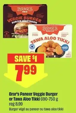FreshCo Brar's Paneer Veggie Burger or Tawa Aloo Tikki offer