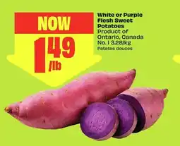 FreshCo White or Purple Flesh Sweet Potatoes offer