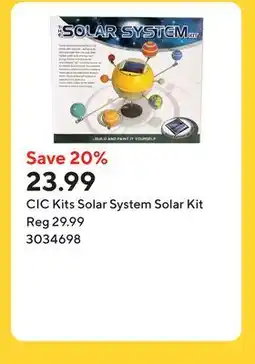 Staples CIC Kits Solar System Solar Kit offer