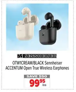2001 Audio Video OTW1CREAM/BLACK Sennheiser ACCENTUM Open True Wireless Earphones offer