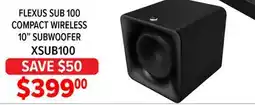 2001 Audio Video FLEXUS SUB 100 COMPACT WIRELESS 10 SUBWOOFER offer